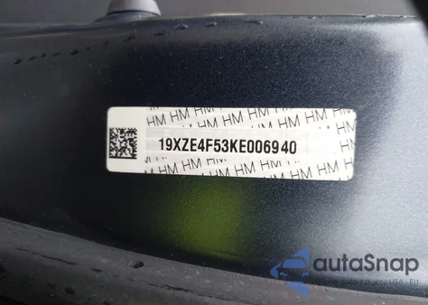 2019 Honda Insight Ex из США, поврежденный, VIN 19XZE4F53KE006940